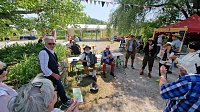 Bild: Unterwegs auf der Saale-Weinmeile