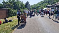 Bild: Unterwegs auf der Saale-Weinmeile