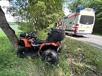 Bild: Quad-Unfalll bei Stra&szlig;burg