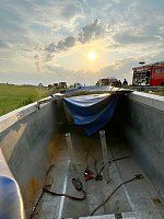 Verunfallter Lkw an der A38 Bild: Verunfallter Lkw an der A38