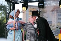 Bild: Peter Blei unterwegs auf dem 53. Rolandsfest