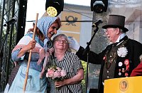 Bild: Peter Blei unterwegs auf dem 53. Rolandsfest