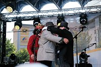 Bild: Peter Blei unterwegs auf dem 53. Rolandsfest