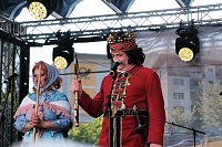 Bild: Peter Blei unterwegs auf dem 53. Rolandsfest
