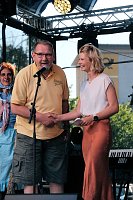 Bild: Peter Blei unterwegs auf dem 53. Rolandsfest