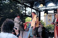 Bild: Peter Blei unterwegs auf dem 53. Rolandsfest