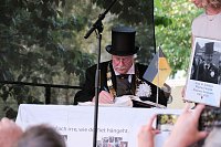 Bild: Peter Blei unterwegs auf dem 53. Rolandsfest