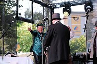 Bild: Peter Blei unterwegs auf dem 53. Rolandsfest