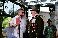 Bild: Peter Blei unterwegs auf dem 53. Rolandsfest