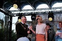 Bild: Peter Blei unterwegs auf dem 53. Rolandsfest