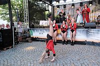 Bild: Peter Blei unterwegs auf dem 53. Rolandsfest
