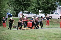 Bild: Feuerwehrwettkampf zur 750. Jahrfeier in Petersdorf