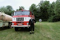 Bild: Feuerwehrwettkampf zur 750. Jahrfeier in Petersdorf
