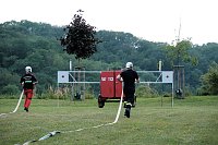 Bild: Feuerwehrwettkampf zur 750. Jahrfeier in Petersdorf
