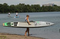 Bild: Grand Slam auf dem Wasser: beim EVN Sup Cup traf sich heute wieder die Elite der Stehpaddler auf dem Sundh&auml;user See