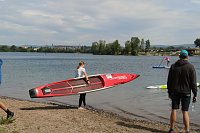 Bild: Grand Slam auf dem Wasser: beim EVN Sup Cup traf sich heute wieder die Elite der Stehpaddler auf dem Sundh&auml;user See