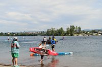 Bild: Grand Slam auf dem Wasser: beim EVN Sup Cup traf sich heute wieder die Elite der Stehpaddler auf dem Sundh&auml;user See