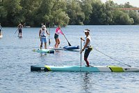 Bild: Grand Slam auf dem Wasser: beim EVN Sup Cup traf sich heute wieder die Elite der Stehpaddler auf dem Sundh&auml;user See