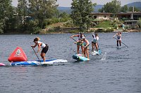 Bild: Grand Slam auf dem Wasser: beim EVN Sup Cup traf sich heute wieder die Elite der Stehpaddler auf dem Sundh&auml;user See