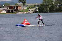 Bild: Grand Slam auf dem Wasser: beim EVN Sup Cup traf sich heute wieder die Elite der Stehpaddler auf dem Sundh&auml;user See