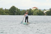 Bild: Grand Slam auf dem Wasser: beim EVN Sup Cup traf sich heute wieder die Elite der Stehpaddler auf dem Sundh&auml;user See