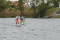 Bild: Grand Slam auf dem Wasser: beim EVN Sup Cup traf sich heute wieder die Elite der Stehpaddler auf dem Sundh&auml;user See