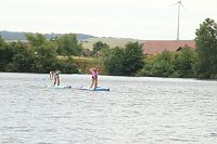 Bild: Grand Slam auf dem Wasser: beim EVN Sup Cup traf sich heute wieder die Elite der Stehpaddler auf dem Sundh&auml;user See