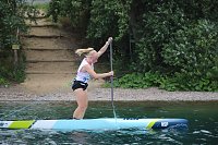 Bild: Grand Slam auf dem Wasser: beim EVN Sup Cup traf sich heute wieder die Elite der Stehpaddler auf dem Sundh&auml;user See