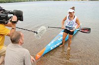 Bild: Grand Slam auf dem Wasser: beim EVN Sup Cup traf sich heute wieder die Elite der Stehpaddler auf dem Sundh&auml;user See