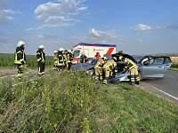 Unfall zwischen Hesserode und Nordhausen Bild: Unfall zwischen Hesserode und Nordhausen