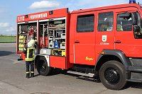 Bild: Feuerwehr&uuml;bung an der Biomethananlage in Bielen