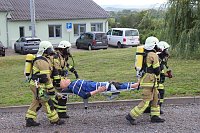Bild: Feuerwehr&uuml;bung an der Biomethananlage in Bielen
