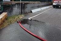 Bild: Feuerwehr&uuml;bung an der Biomethananlage in Bielen