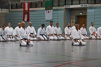 Bild: Internationales Karate-Training in der Wiedigsburg-Halle
