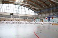 Bild: Internationales Karate-Training in der Wiedigsburg-Halle