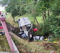 Wohnmobil verunglückt Bild: Wohnmobil verunglückt