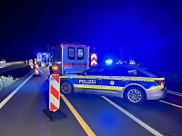 Unfall letzte Nacht auf der A 38 Bild: Unfall letzte Nacht auf der A 38