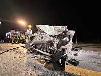 Unfall letzte Nacht auf der A 38 Bild: Unfall letzte Nacht auf der A 38