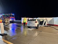 Unfall letzte Nacht auf der A 38 Bild: Unfall letzte Nacht auf der A 38