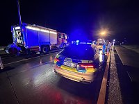 Unfall letzte Nacht auf der A 38 Bild: Unfall letzte Nacht auf der A 38