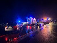 Unfall letzte Nacht auf der A 38 Bild: Unfall letzte Nacht auf der A 38