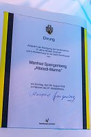 Bühnenabschied von Manfred Spangenberg Bild: Bühnenabschied von Manfred Spangenberg