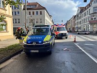 Bild: Feuerwehrunfall in Nordhausen