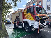 Bild: Feuerwehrunfall in Nordhausen