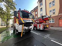 Bild: Feuerwehrunfall in Nordhausen