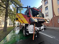 Bild: Feuerwehrunfall in Nordhausen