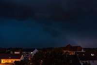 Bild: Gewitter gestern Abend &uuml;ber Th&uuml;ringen