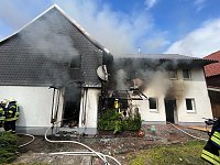 Bild: Wohnhausbrand inn G&ouml;rsbach