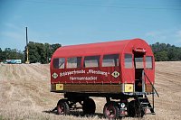 Peter Blei unterwegs auf dem Schleppertreffen in Herrmannsacker Bild: Peter Blei unterwegs auf dem Schleppertreffen in Herrmannsacker