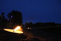 Bild: Feuer & Flamme am Kiesschacht in Nordhausen